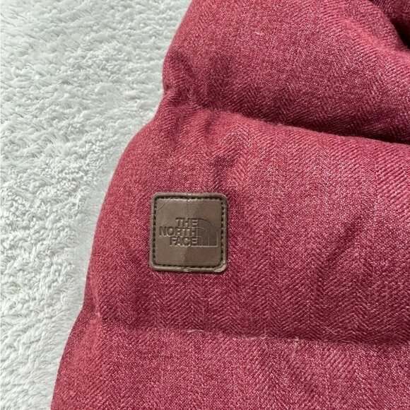 The North Face Women's Size Small Cosmic Wine Long Down Puffer Jacket Parka - Picture 14 of 16